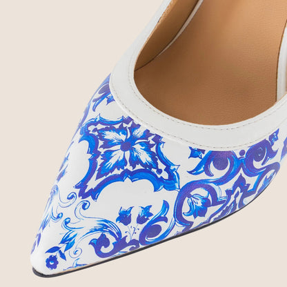 Luna Velluto Slingback Heels