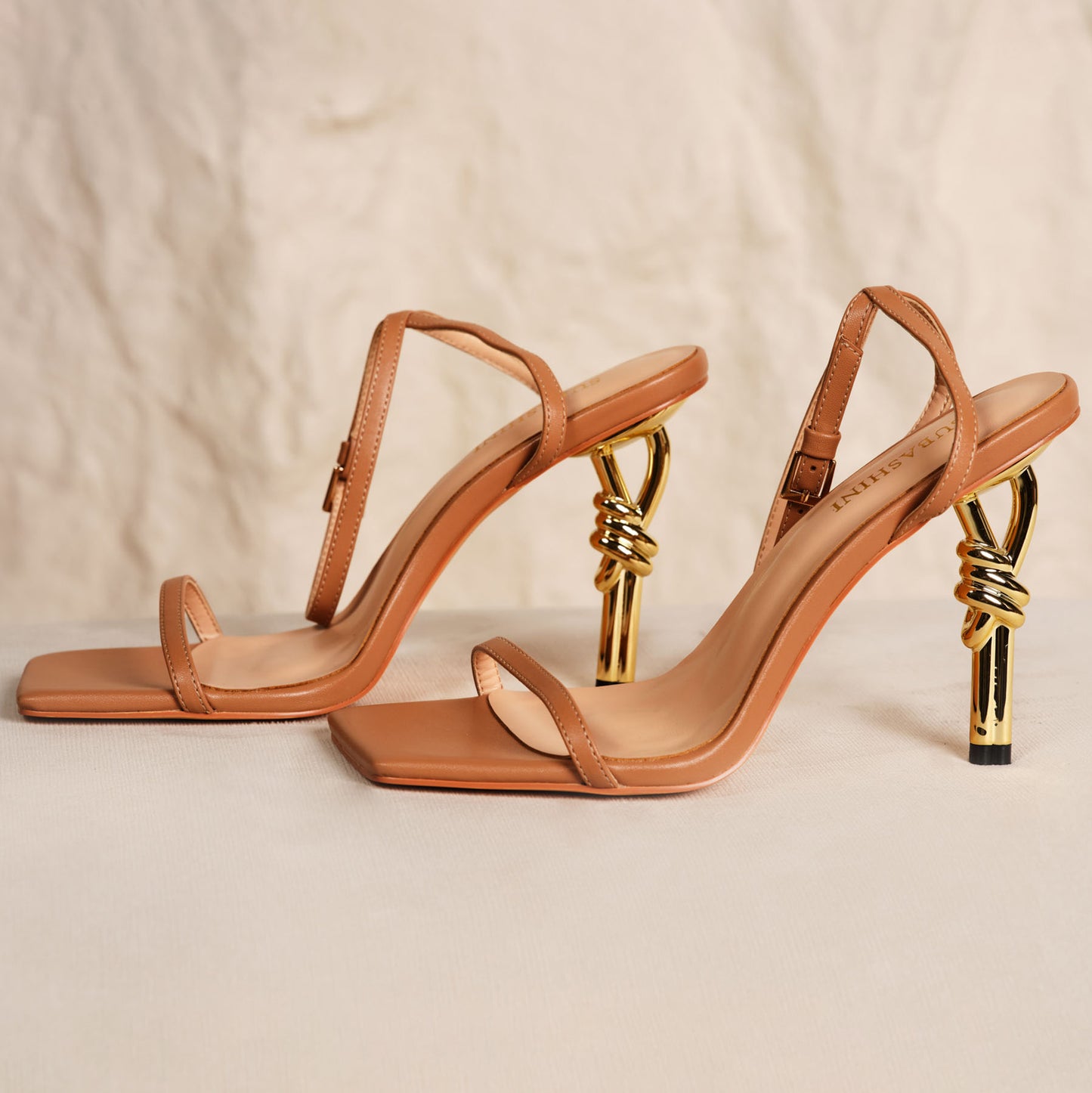 Sculpted Aura Gold Sandals