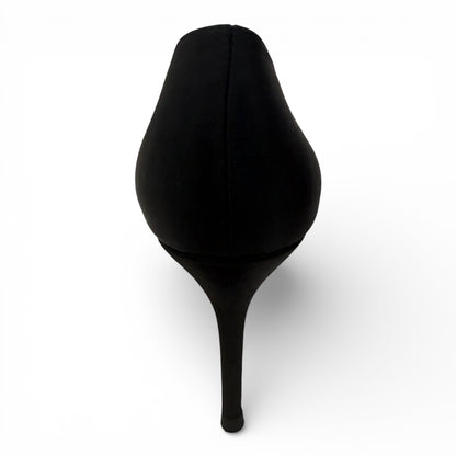 Amira – Classic Black Satin Pump