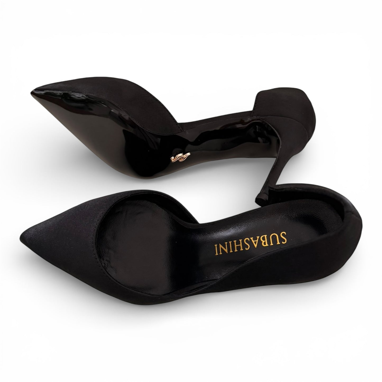 Amira – Classic Black Satin Pump