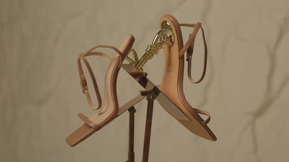 Sculpted Aura Gold Sandals